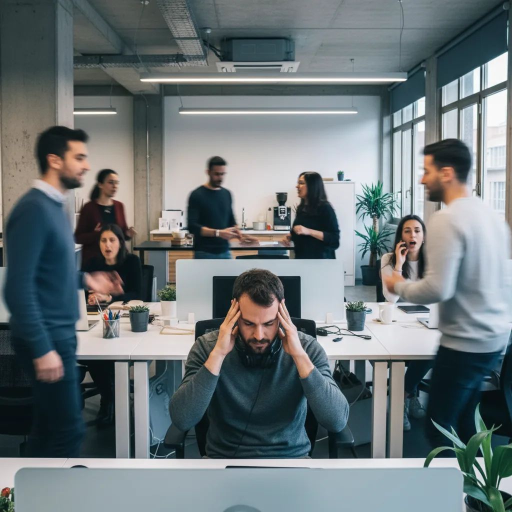 Cómo el ruido de la oficina mata la productividad de tu startup
