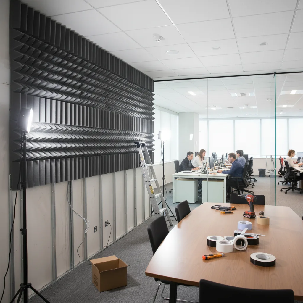 Cómo insonorizar una sala de reuniones: guía paso a paso